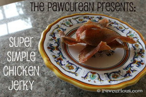 The Pawcurean Presents: Super Simple Chicken Jerky