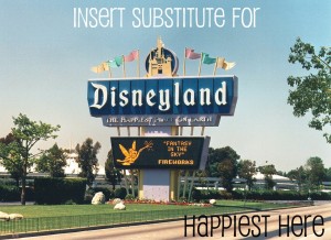 I think I need to break up with Disneyland and its 999 Happy Haunts